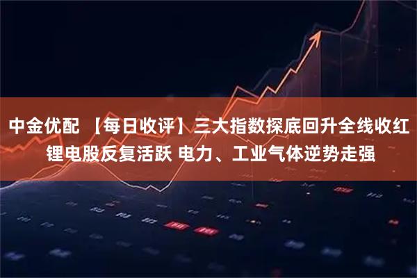 中金优配 【每日收评】三大指数探底回升全线收红 锂电股反复活跃 电力、工业气体逆势走强