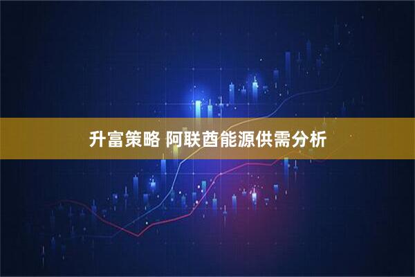 升富策略 阿联酋能源供需分析