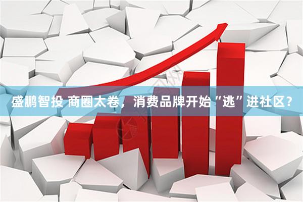 盛鹏智投 商圈太卷，消费品牌开始“逃”进社区？