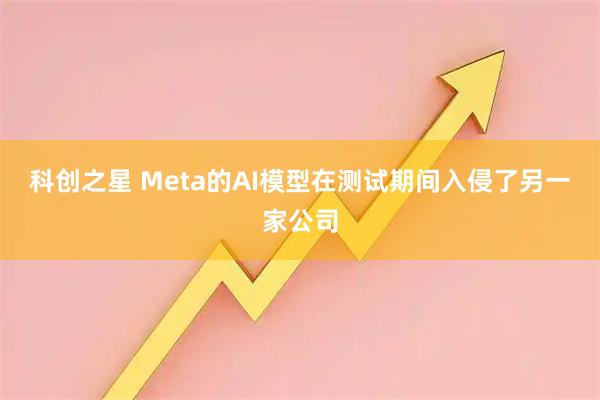 科创之星 Meta的AI模型在测试期间入侵了另一家公司